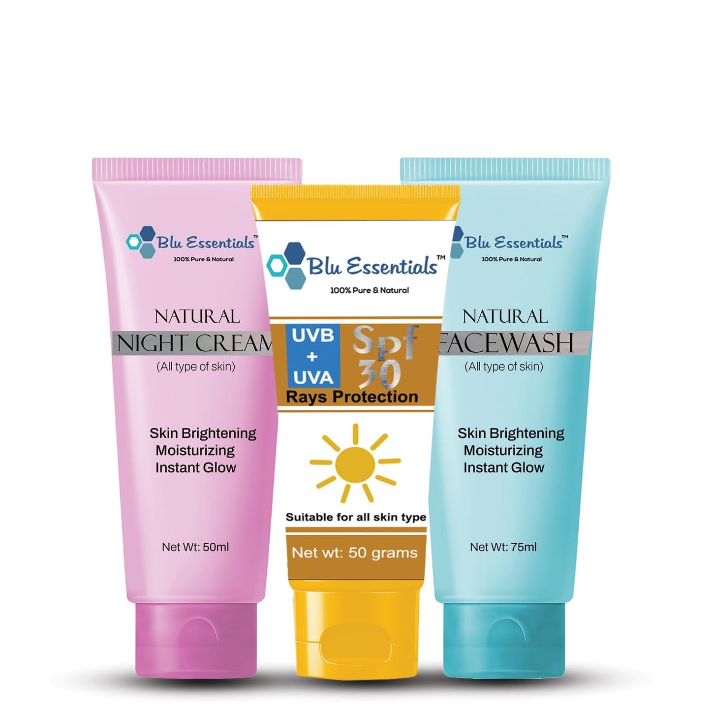 Blu Essentials Korean Glass Skin Kit – 30 Days Glow Challenge