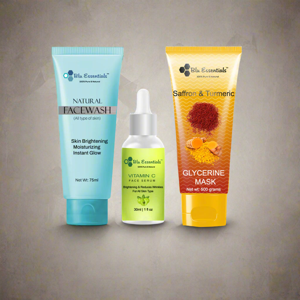 Blu Essentials Professional De-Tan Tan Removal Combo For Normal Skin