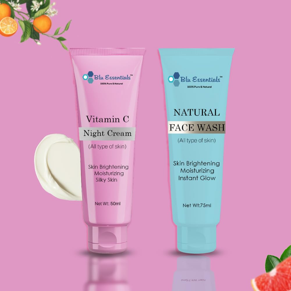 Vitamin C Face Wash and Night Cream Combo