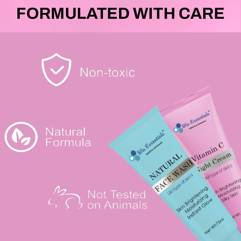 Vitamin C Face Wash and Night Cream Combo