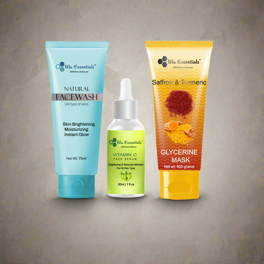Blu Essentials Professional De-Tan Tan Removal Combo For Normal Skin