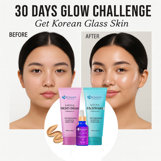 Blu Essentials Korean Glass Skin Kit – 30 Days Glow Challenge