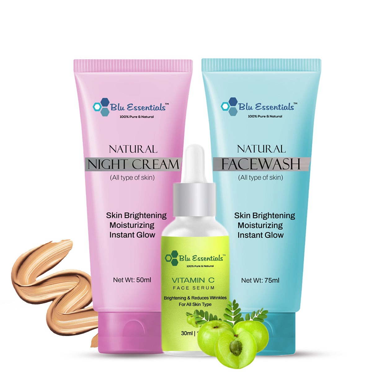 Rakhi Gift Set for Women | Blu Essentials Skincare Combo with Free Rakhi