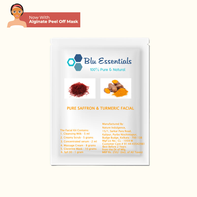 Saffron & Turmeric Facial Kit Blu Essentials
