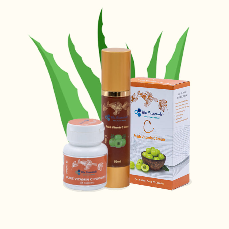 Fresh Vitamin C Serum + Pure Vitamin C Powder For Face